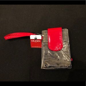 Mundi Houndstooth Wallet